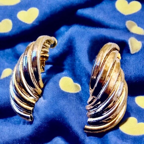 Vintage Silver Earrings Posts for Pierced Ears - Picture 1 of 12